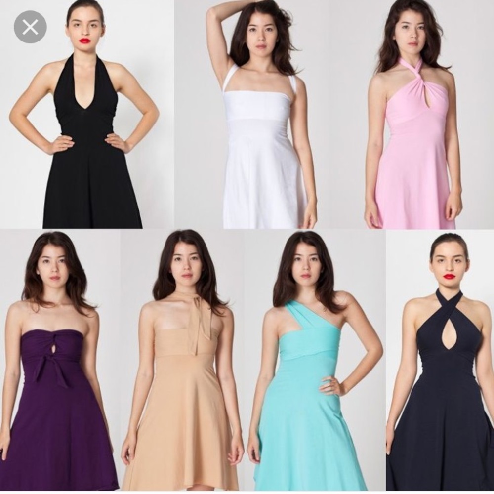 American apparel Multi way dress (black)